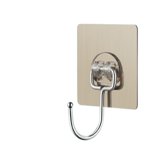Móc dán tường chịu lực dùng cố định trên tường để treo đồ vật, kích thước: size lớn, chất liệu bằng thép không gỉ, kt:  7*7*6cm/挂钩/大号