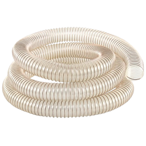 Ống hút bụi gân thép, được gia cố hoặc kết hợp các vật liệu khác, không kèm theo phụ kiện, chất liệu nhựa PU, kích thước: 50mm*1m*0.63mm/吸尘管/50mm*1m*0.63mm
