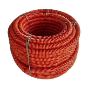 Dây xoắn ruột gà quấn dây, chất liệu: Polyetylen (PE), đường kính phi10mm, dài: 8m/cuộn/缠绕管/P10 白色 PE