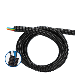 Dây xoắn ruột gà quấn dây, chất liệu: Polyetylen (PE), đường kính phi14mm, dài: 6m/cuộn/缠绕管/P14 白色 PE