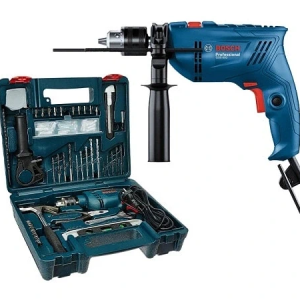 Máy khoan động lực 600W Bosch GSB 600 Set 100 món - 06011A03K1